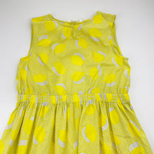 Load image into Gallery viewer, Girls Country Road, lightweight cotton dress, small light marks, FUC, size 7, L: 63cm