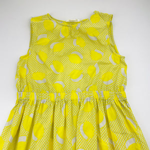 Girls Country Road, lightweight cotton dress, small light marks, FUC, size 7, L: 63cm