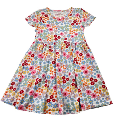 Girls Anko, floral cotton casual dress, FUC, size 5, L: 55cm