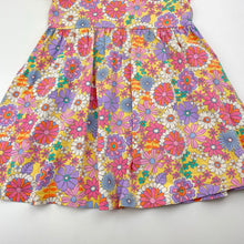 Load image into Gallery viewer, Girls Anko, colourful floral cotton dfress, GUC, size 3, L: 49cm