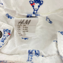 Load image into Gallery viewer, Girls H&amp;M, corduroy cotton overalls dress / pinafore, GUC, size 00, L: 35cm