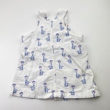 Load image into Gallery viewer, Girls H&amp;M, corduroy cotton overalls dress / pinafore, GUC, size 00, L: 35cm