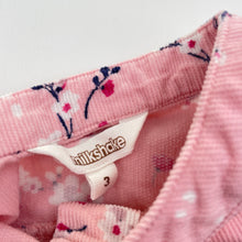 Load image into Gallery viewer, Girls Milkshake, floral corduroy cotton dress, FUC, size 3, L: 49cm