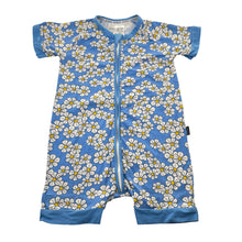 Load image into Gallery viewer, Girls Bonds, floral zip Wondersuit / zippy / romper, GUC, size 3,  