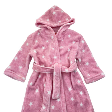 Girls Anko, soft fleece dressing gown / bath robe, FUC, size 2,  