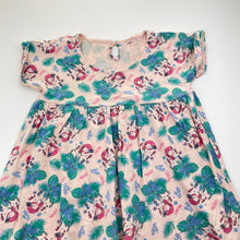 Load image into Gallery viewer, Girls Mango, cotton casual dress, mermaids, armpit to armpit: 34cm, GUC, size 6-8, L: 59cm