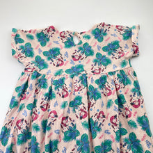 Load image into Gallery viewer, Girls Mango, cotton casual dress, mermaids, armpit to armpit: 34cm, GUC, size 6-8, L: 59cm