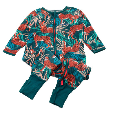 Unisex Bonds, padded winter Wondersuit / zippy / romper, wash fade, FUC, size 2,  