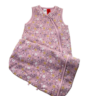 Girls Anko, floral cotton sleeping bag, EUC, size 1,  