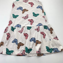 Load image into Gallery viewer, Girls H&amp;M, cotton casual dress, butterflies, EUC, size 7-8, L: 64cm