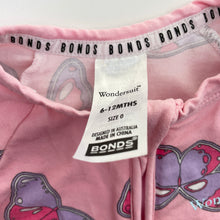 Load image into Gallery viewer, Girls Bonds, zip Wondersuit / zippy / romper, FUC, size 0,  