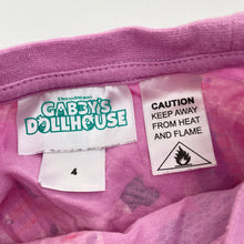 Load image into Gallery viewer, Girls Dreamworks, Gabby's Dollhouse cotton pyjama top, GUC, size 4,  