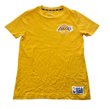 Load image into Gallery viewer, Boys NBA, LA Lakers yellow cotton tee / top, EUC, size 12,  