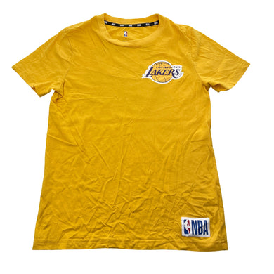 Boys NBA, LA Lakers yellow cotton tee / top, EUC, size 12,  