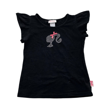 Girls Barbie, stretchy tee / top, GUC, size 4,  