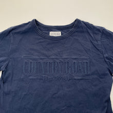 Load image into Gallery viewer, Unisex Country Road, Heritage navy cotton tee / top, GUC, size 6,  
