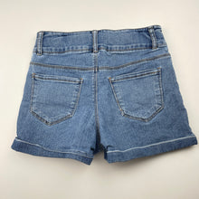 Load image into Gallery viewer, Girls anko, stretch denim jeans shorts, adjustable, GUC, size 10,  