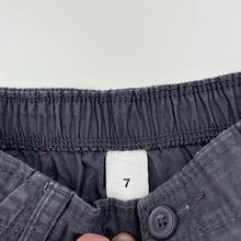 Load image into Gallery viewer, Boys Target, cotton cargo shorts, elasticated, FUC, size 7,  