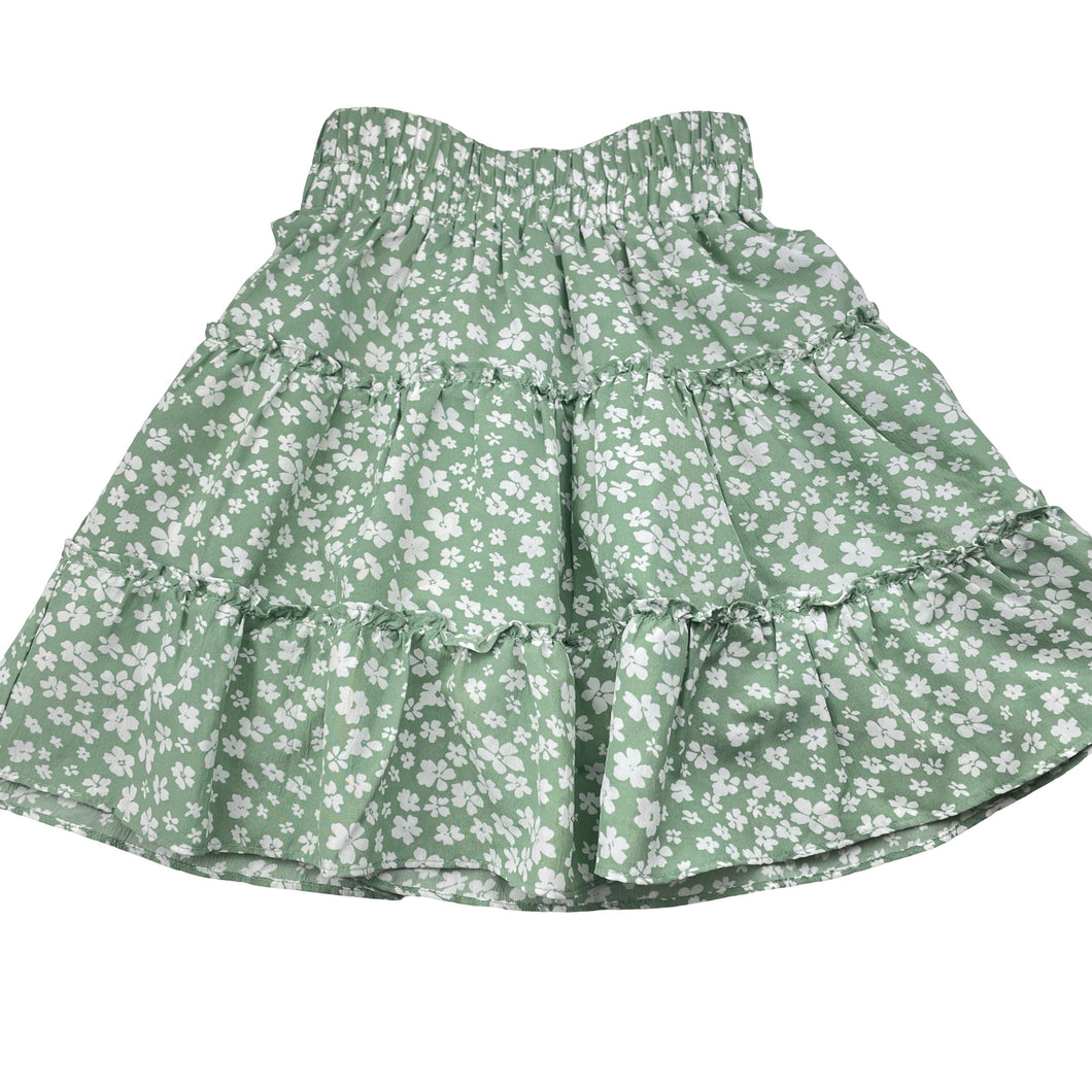 Girls Mooloola, cotton-lined lightweight skirt, elasticated, EUC, size 8,  