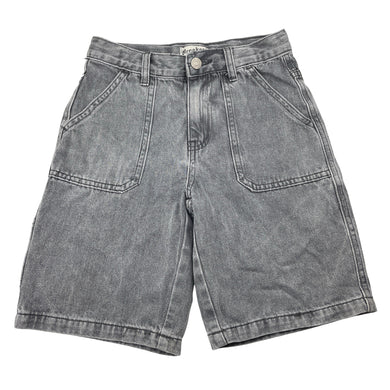 Boys Breakers, grey denim jeans shorts, adjustable, EUC, size 10,  