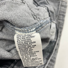 Load image into Gallery viewer, Boys Breakers, grey denim jeans shorts, adjustable, EUC, size 10,  