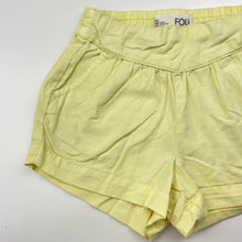 Load image into Gallery viewer, Girls Cotton On, yellow cotton shorts, adjustable, GUC, size 4,  