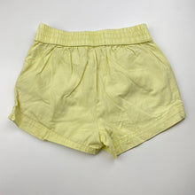 Load image into Gallery viewer, Girls Cotton On, yellow cotton shorts, adjustable, GUC, size 4,  