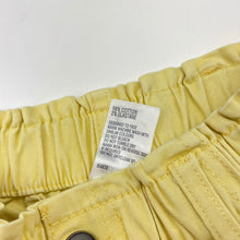 Load image into Gallery viewer, Girls Anko, yellow stretch cotton shorts, elasticated, GUC, size 7,  