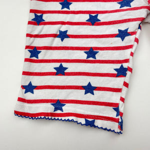 Girls Carter's, cotton pyjama shorts, elasticated, GUC, size 7,  