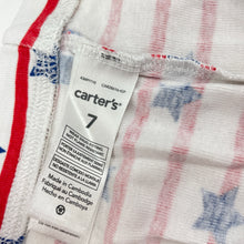 Load image into Gallery viewer, Girls Carter&#39;s, cotton pyjama shorts, elasticated, GUC, size 7,  