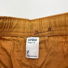 Load image into Gallery viewer, Boys Anko, lightweight cotton shorts, elasticated, FUC, size 7,  