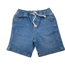 Load image into Gallery viewer, Boys Anko, stretchy knit denim shorts, elasticated, EUC, size 6,  