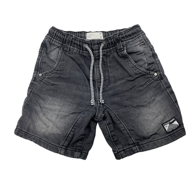 Boys Target, soft feel knit denim shorts, elasticated, GUC, size 5,  
