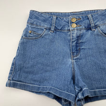 Load image into Gallery viewer, Girls Anko, stretch denim shorts, adjustable, GUC, size 10,  