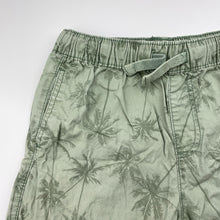 Load image into Gallery viewer, Boys KID, green cotton shorts, elasticated, GUC, size 12,  