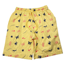 Load image into Gallery viewer, Girls Cucu Fun, yellow cotton shorts, elasticated, EUC, size 10-12,  