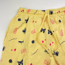 Load image into Gallery viewer, Girls Cucu Fun, yellow cotton shorts, elasticated, EUC, size 10-12,  
