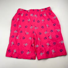 Load image into Gallery viewer, Girls Cucu Fun, pink cotton shorts, elasticated, EUC, size 10-12,  