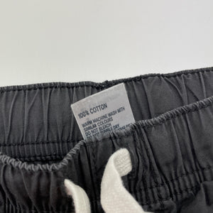 Boys anko, grey cotton shorts, elasticated, GUC, size 7,  