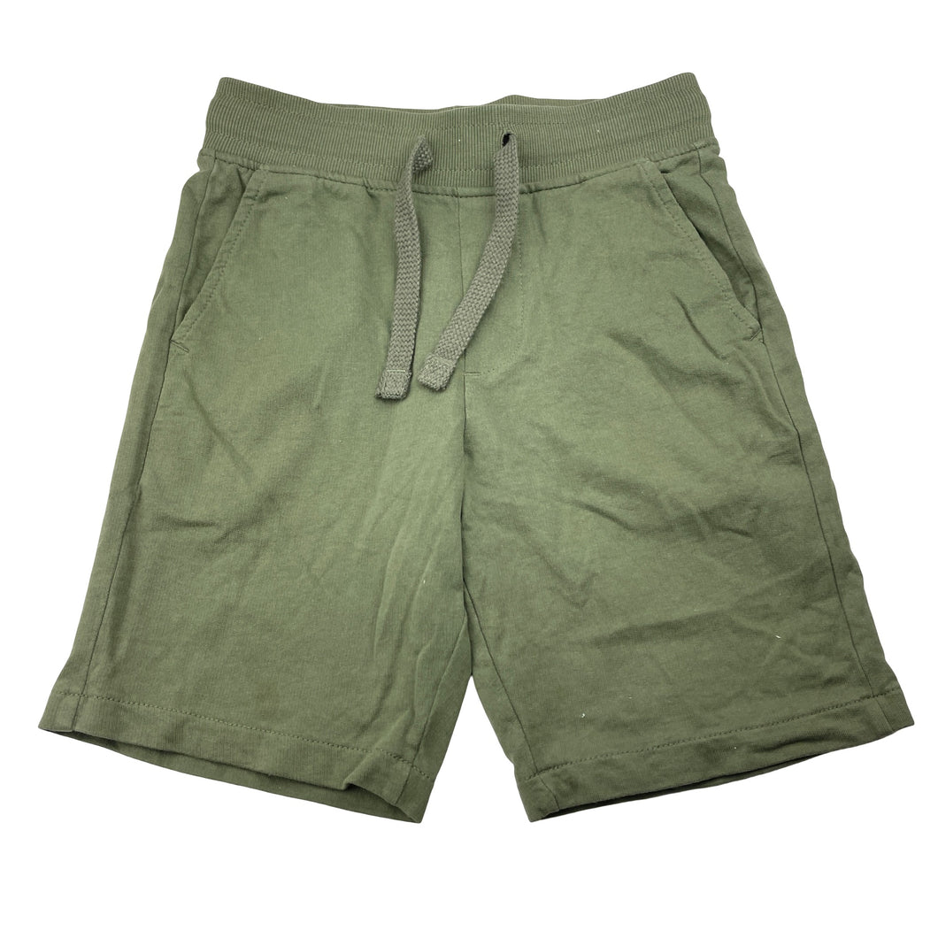 Boys Target, khaki cotton shorts, elasticated, EUC, size 8,  
