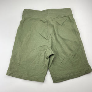 Boys Target, khaki cotton shorts, elasticated, EUC, size 8,  