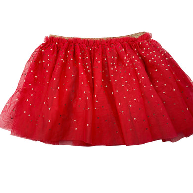 Girls Target, lined tulle & sequin skirt, elasticated, EUC, size 2,  