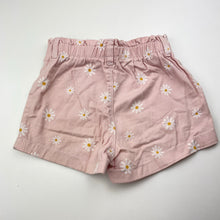 Load image into Gallery viewer, Girls Target, floral cotton shorts, elasticated, GUC, size 4,  