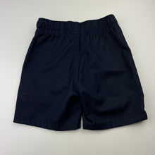 Load image into Gallery viewer, Boys anko, navy school shorts, elasticated, EUC, size 4,  
