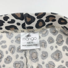 Load image into Gallery viewer, Girls Mango, leopard print bike shorts, elasticated, GUC, size 10,  