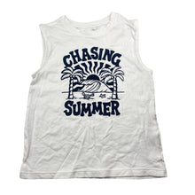 Load image into Gallery viewer, Boys anko, white cotton tank top, EUC, size 4,  