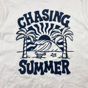 Boys anko, white cotton tank top, EUC, size 4,  