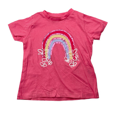 Girls KID, cotton tee / top, rainbow, FUC, size 1,  