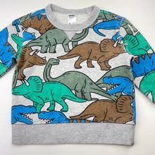 Load image into Gallery viewer, Boys Anko, fleece-lined sweater / jumper, dinosaurs, FUC, size 2,  