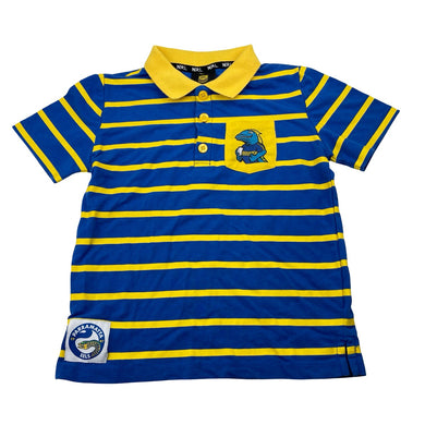 Unisex NRL Supporter, PARRAMATTA EELS polo shirt top, GUC, size 6,  